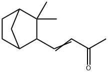 4-(3,3-dimethyl-2-norbornyl)-3-buten-2-one Struktur