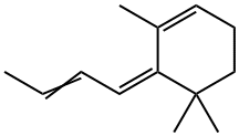 (6Z)-6-[(E)-2-Butenylidene]-1,5,5-trimethyl-1-cyclohexene Struktur