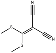 [双(甲硫基)亚甲基]丙烷二腈 结构式