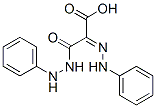 2-(2-フェニルヒドラジノカルボニル)-2-(2-フェニルヒドラゾノ)酢酸 化学構造式