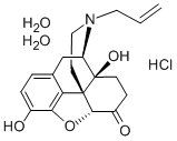 二水合盐酸纳洛酮, 51481-60-8, 结构式