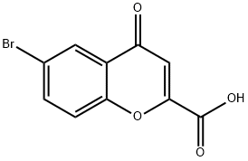 6-溴色酮-2-羧酸 结构式