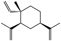 Beta-榄香烯 结构式