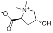 (2S-trans)-2-Carboxylato-4-hydroxy-1,1-dimethylpyrrolidinium