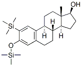[エストラ-1,3,5(10)-トリエン-3,17β-ジイルビス(オキシ)]ビス(トリメチルシラン) 化学構造式
