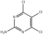 4,5,6-trichloropyrimidin-2-amine Struktur