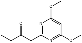 2-Butanone, 1-(4,6-dimethoxy-2-pyrimidinyl)- (9CI) Structure