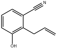 Benzonitrile, 3-hydroxy-2-(2-propenyl)- (9CI) Structure