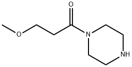 Piperazine, 1-(3-methoxy-1-oxopropyl)- (9CI) Struktur