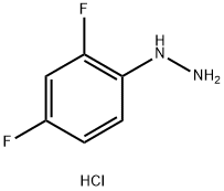 2,4-Difluorophenylhydrazine hydrochloride Struktur