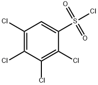 2,3,4,5-TETRACHLOROBENZENE-1-SULFONYL CHLORIDE Struktur