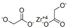 zirconium di(acetate) oxide  Struktur