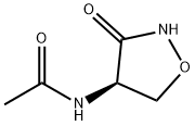 N-[(R)-3-Oxoisoxazolidin-4-yl]acetamide Struktur