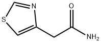 4-噻唑乙酰胺, 51551-54-3, 结构式