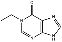1-ethyl-7H-purin-6-one Struktur