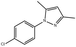 1-(4-氯苯基)-3,5-二甲基1H吡唑, 51560-55-5, 结构式