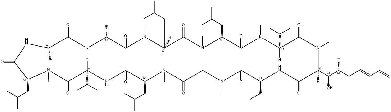 ボクロスポリン 化学構造式
