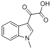 N-METHYL-3-INDOLEGLYOXYLIC ACID  97 Struktur