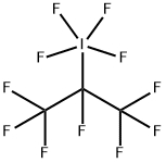 Tetrafluoro(perfluoroisopropyl)iodine Struktur