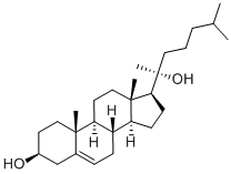 20-ヒドロキシコレステロール 化学構造式