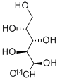 D-[1-14C]GALACTOSE 结构式
