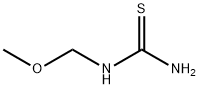 (メトキシメチル)チオ尿素 化学構造式