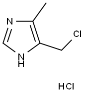 5-(Chloromethyl)-4-methyl-1H-imidazole hydrochloride Struktur