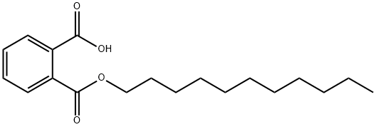 フタル酸水素1-ウンデシル 化学構造式