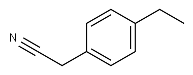 4-乙基苯基乙腈 结构式