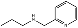 N-(2-ピリジニルメチル)-1-プロパンアミン 化学構造式