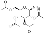 BETA-D-吡喃葡萄糖基胺 2,3,4,6-四乙酸酯, 51642-81-0, 结构式