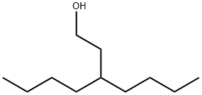 3-ブチル-1-ヘプタノール 化学構造式