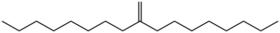 9-メチレンヘプタデカン 化学構造式