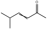 5-メチル-3-ヘキセン-2-オン 化学構造式