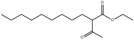 2-乙酰基十一酸乙酯 结构式