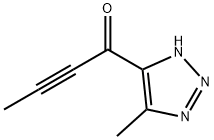 1-(5-メチル-1H-1,2,3-トリアゾール-4-イル)-2-ブチン-1-オン 化学構造式