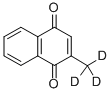 2-METHYL-D3-1,4-NAPHTHOQUINONE Structure