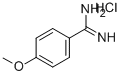 4-METHOXYBENZAMIDINE, HYDROCHLORIDE Struktur
