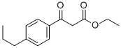ethyl 3-oxo-3-(4-propylphenyl)propanoate Structure