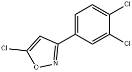 5-CHLORO-3-(3,4-DICHLOROPHENYL)ISOXAZOLE Structure