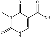 5-Pyrimidinecarboxylicacid, 1,2,3,6-tetrahydro-1-methyl-2,6-dioxo- Structure