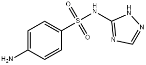 N-(1H-1,2,4-トリアゾール-3-イル)-4-アミノベンゼンスルホンアミド 化学構造式