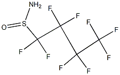 1,1,2,2,3,3,4,4,4-Nonafluoro-1-butanesulfinamide Struktur