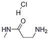 3-氨基-N-甲基丙酰胺盐酸盐, 51739-61-8, 结构式
