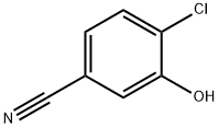 4-氯-3-羟基苯甲腈, 51748-01-7, 结构式