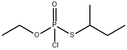 Chlorothiophosphonic acid S-sec-butyl O-ethyl ester Structure