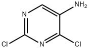 5-アミノ-2,4-ジクロロピリミジン 化学構造式