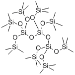 Octakis(trimethylsiloxy)silsesquioxane Structure