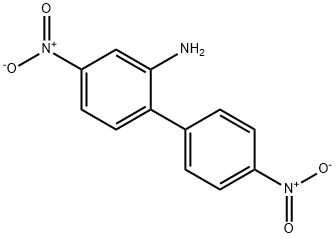 4,4'-ジニトロ-1,1'-ビフェニル-2-アミン 化学構造式