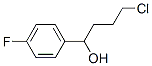 α-(3-クロロプロピル)-4-フルオロベンゼンメタノール 化学構造式